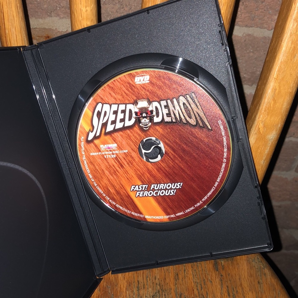 Speed Demon DVD - 2003- Fast! Furious! Ferocious! - Picture 5 of 9